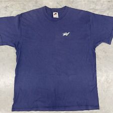 Camiseta Vintage Nike Masculina Azul Marinho Tamanho G Feita Nos EUA Bordada comprar usado  Enviando para Brazil