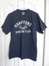 Camiseta deportiva raqueta de tenis Hamptons club deportivo adulto M azul marino segunda mano  Embacar hacia Argentina