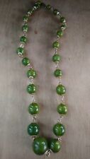 Collier perles vert d'occasion  Tigy