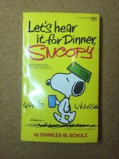 Gebruikt, Lets Hear It for Dinner Snoopy, Schulz Charles M., (1979, Paperback) tweedehands  verschepen naar Netherlands