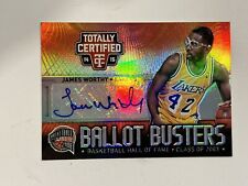 2014-15 Panini Totally Certified Ballot Busters Signatures James Worthy auto /5 for sale  Shipping to South Africa