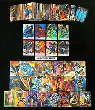 1995 MARVEL MASTERPIECES BASE CANVAS HOLOFLASH SET + CARD SINGLES YOU CHOOSE , used for sale  Shipping to South Africa