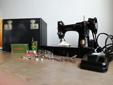 Used, Vintage Singer 221K Featherweight Sewing Machine 1958 + Case Serviced/PAT Tested for sale  Shipping to South Africa