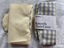 Set Of 2 Crate & Barrel Sunbrella Indoor Outdoor Butterfly Chair COVERS ONLY for sale  Shipping to South Africa