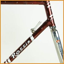 Used, ROSSIN LASER TIME TRIAL VINTAGE FRAME SET ROAD BIKE 55 COLUMBUS CAMPAGNOLO STEEL for sale  Shipping to South Africa