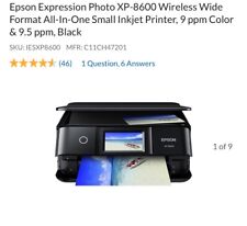 Impresora todo en uno Epson Expression XP-8600 segunda mano  Embacar hacia Argentina