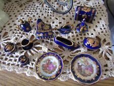 Limoges miniatures porcelain for sale  Two Harbors