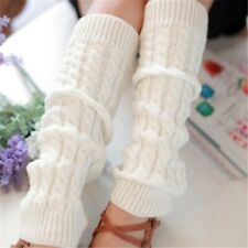 Scaldamuscoli invernali caldi e lunghi all'uncinetto maglia a maglia leggings per stivali da donna HugeStore 