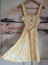 Sundress yellow retro for sale  ABERYSTWYTH