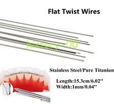 Fios de retenção lingual torção plana ortodôntica dental aço inoxidável titânio comprar usado  Enviando para Brazil