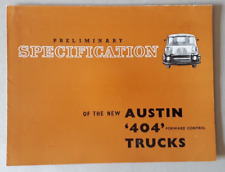 Austin 404 trucks for sale  BOURNE