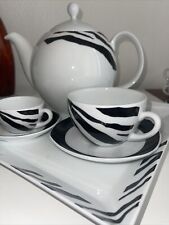 Zebra pattern tea for sale  BARNET