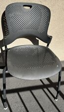 Silla lateral Herman Miller gris grafito asiento/deslizables trasero apilables segunda mano  Embacar hacia Argentina