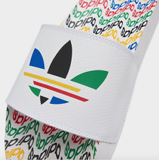 Sandálias Slide Adidas Originals Adilette Lite Masculina Branca/Multi GY8076 100 comprar usado  Enviando para Brazil