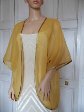 Gold chiffon kimono for sale  THAMES DITTON