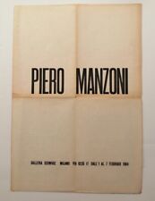 Piero manzoni. poster usato  Italia