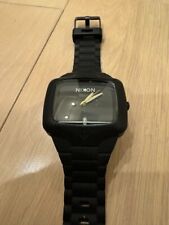 Relógio NIXON: THE RUBBER PLAYER relógio de pulso masculino quartzo preto funcionando usado comprar usado  Enviando para Brazil