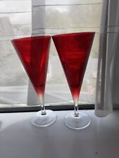 Pair stylish red for sale  EXMOUTH