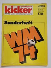 Kicker sonderheft 1974 gebraucht kaufen  Langweid a.Lech