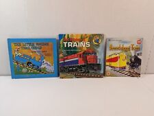 Libros para niños sobre trenes (3) tren de rotonda todo a bordo pequeño motor de colección segunda mano  Embacar hacia Argentina