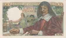 100 francs descartes d'occasion  Nice-