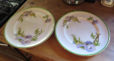 TWO  Royal Doulton Glamis Thistle  10 1/2"  Dinner Plates, used for sale  Shipping to South Africa
