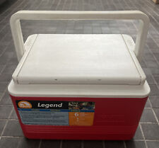 Refrigerador/lancheira IGLOO Legend 6 latas vermelho e branco flip top feito nos EUA 5 Qt/4L comprar usado  Enviando para Brazil
