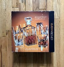 Used, CIRCLEWARE EXCALIBUR COLLECTION 7 PIECE GLASS WHISKEY SET NEW for sale  Shipping to South Africa