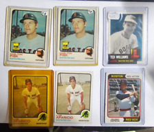 Boston Red Sox Card Lot (Carlton Fisk, Orlando Cepeda, Luis Aparicio), used for sale  Shipping to South Africa
