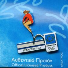 ATHENS 2004. OLYMPIC GAMES PIN. TRAMPOLINE, used for sale  Shipping to South Africa