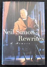Neil Simon Signed "Rewrites A Memoir" 1996 Vintage Hardcover Book for sale  Shipping to South Africa
