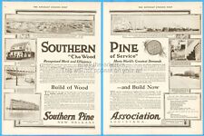 1917 Southern Pine Association New Orleans LA WWI Army Camps Wood Paving Blocks for sale  Shipping to South Africa