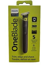 Philips Oneblade Trim Edge Shave 360 Blade 5 configurações de comprimento rosto NOVO NA CAIXA comprar usado  Enviando para Brazil