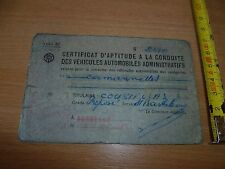 Certificat aptitude conduite d'occasion  Verdun