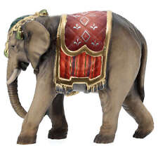 Elefante legno dipinto usato  Italia