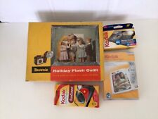 Cámara flash Kodak Brownie Holiday y flash + caja, además de 2 cámaras más papel fotográfico, usado segunda mano  Embacar hacia Argentina