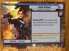 STAR WARS UNLIMITED TCG SPARK OF REBELLION HYPERSPACE RARO: IDEN VERSIO (LÍDER) comprar usado  Enviando para Brazil