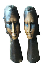 Pair vintage african for sale  UK