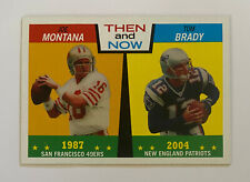 Joe Montana Tom Brady 2005 Topps Heritage Then and Now #TN2 comprar usado  Enviando para Brazil