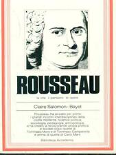 Rousseau biografie salomon usato  Italia