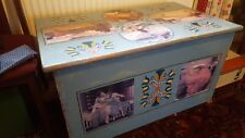 Large decorated chest for sale  HEREFORD