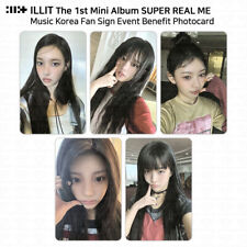 Usado, Cartão fotográfico ILLIT The 1st Mini Album Super Real Me Music Korea Fan Sign evento KPOP comprar usado  Enviando para Brazil