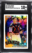 2010 Topps Chrome BUSTER POSEY RC Redemption Refractor #221 SGC 10 GEM MINT for sale  Shipping to South Africa