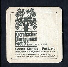 Bierdeckel krombacher gebraucht kaufen  Furth