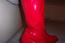 Red patent leather for sale  HORLEY