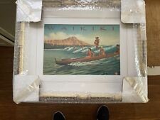 poster framed surfing for sale  Santa Clara
