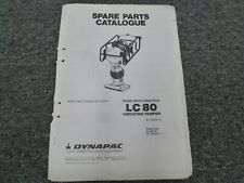 Dynapac LC80 Vibrating Tamper w Robin EC10D or EC10K Engine Parts Catalog Manual for sale  Shipping to South Africa