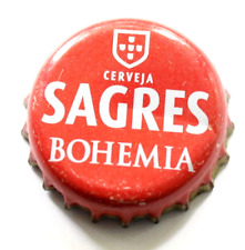 Portugal Sagres Bohemia Cerveja - Tampa de garrafa de cerveja Kronkorken Chapas, usado comprar usado  Enviando para Brazil