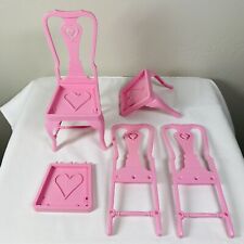 Usado, 4 Barbie Rosas Doces Substituição Cadeira Sala de Jantar Pernas Assento Traseiro 1 Completo comprar usado  Enviando para Brazil