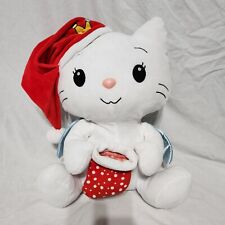 Angel Cat Sugar Plush Dan Dee 18" with wings and Red Stocking 2010 for sale  Shipping to South Africa